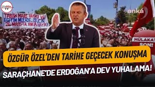 Saraçhane'de Halk Erdoğan'ı Böyle Yuhaladı... Özgür Özel'den Erdoğan'a Zehir Zemberek Sözler!