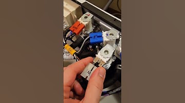 Replacing solenoid valve assembly in washing machine (see related video for full process)