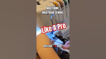 Pro Waistband Sewing For A Flawless Fit