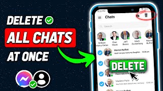 How to Delete All of Your Messages on Facebook Messenger at Once 2024 |Delete all Chats on Messenger