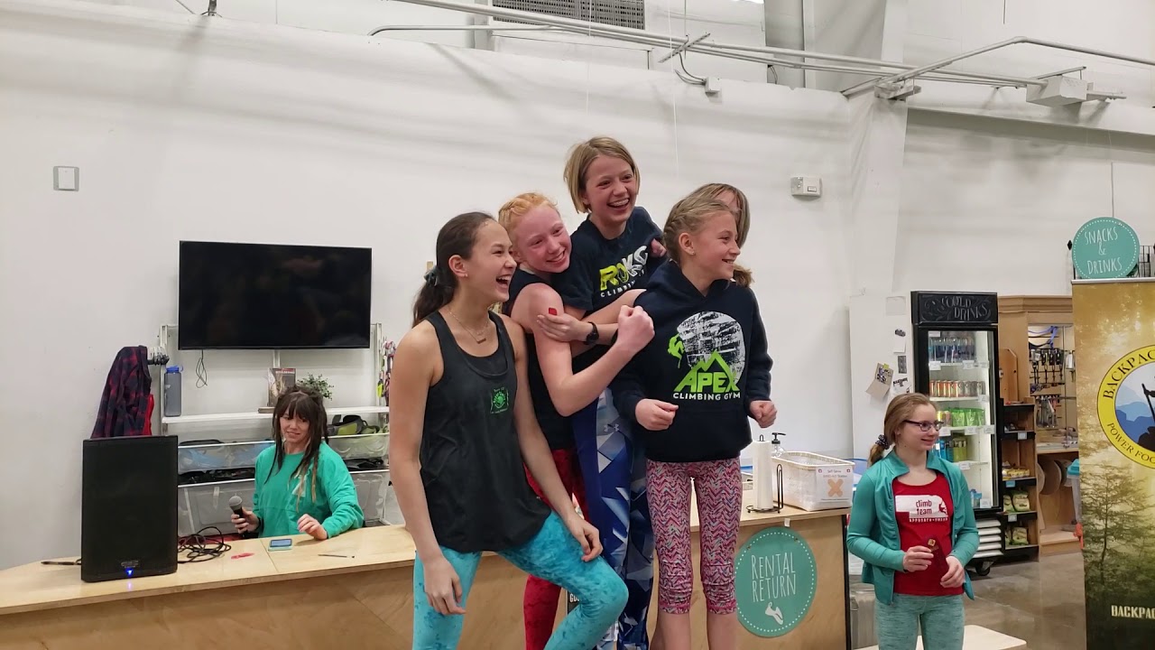 Five way tie for First Place! Zenith Route Rumble Climbing Comp