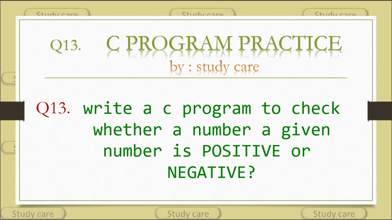 C Programs:write a c program to check whether a number a given number ...