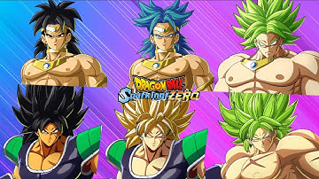 Dragon Ball Sparking Zero - Broly All Transformations, Supers & Ultimate Attacks [4K60FPS]