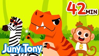 Tyrannosaurus Rex And More Best Dinosaur Songs Dinosaur World Compilation Junytony