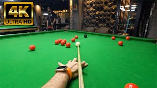 Snooker Headcam & pov & Table View Cue Ball Control asmr satisfying videos gopro