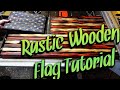 Rustic Wooden American Flag How To