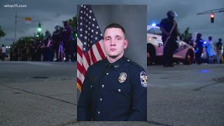 LMPD officer resigns amid investigation into an accusation that he hit a kneeling protester
