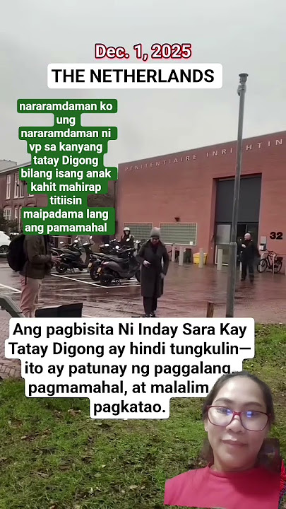 VPSarah binisita sa muli di FPRRD  sa the Hauge Netherlands #shortvideo #news #trending #remix #beta