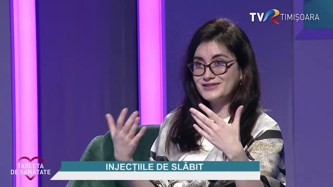 Injecțiile pentru slăbit cu dr. Vladiana Turi, medic primar cardiolog #TabletaDeSanatate