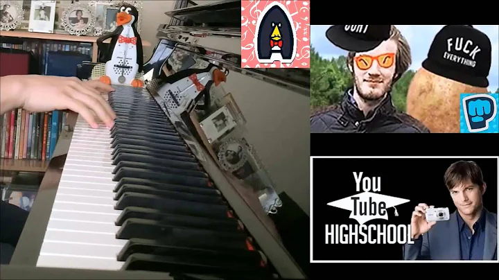 Pewdiepie - It's Just A Prank Bro - YouTube Highschool (Amosdoll Piano Cover)