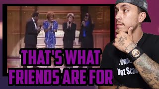 4 LEGENDS Luther , Stevie , Whitney , & Dionne Warwick - Thats What Friends Are For *REACTION*
