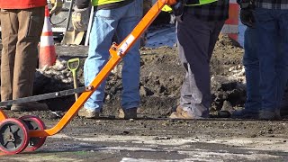 Sinkhole opens on Main Street in Bangor, leading to road closure