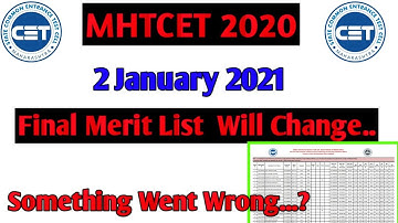 #how_to_check_provisional_merit_list #mhtcet_2020 Final Merit List Will Changed??