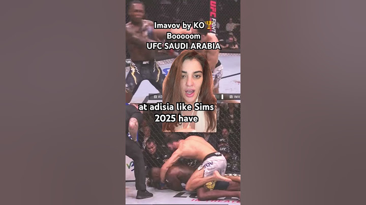 Imavov Knocked Out Adesanya