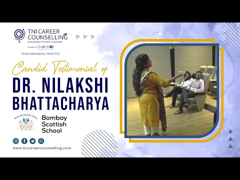 Candid Testimonial of Bombay Scottish School Parent, Dr. Nilakshi Bhattacharya.