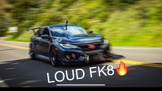 FK8 Honda Civic type R FLY BY Remus exhaust and HKS BOV sounds