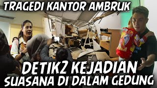 SEMUA ORANG REBUTAN JALAN KELUAR GEDUNG. PAULA KETINGGALAN DI LANTAI 3 SAMPE NANGIS