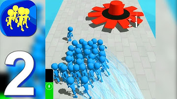 Crowd Runners - Gameplay Walkthrough Part 2 (Android,iOS)