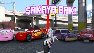 Yağmur Ve Şi̇mşek Mcqueene Tami̇rci̇den Şaka Gta 5 Gerçek Hayat