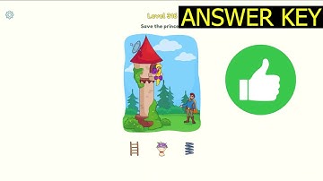 Dop 3 LEVEL 316 Save the princess (ANSWER KEY) DOP 3 Displace One Part Gameplay - Walkthrough