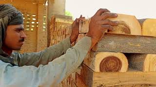 May 18, 2024 | Handmade hard work in village  | Amazing product made from wood | 2 man