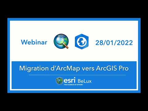 Migration d'ArcMap vers ArcGIS Pro
