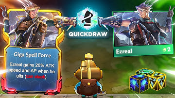 Breaking the New Set with Quickdraw Ezreal Reroll - TFT Set 8.5 PBE Gameplay