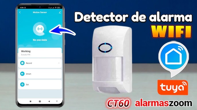 Sensor Detector De Movimiento Wifi Smart Alarma Inteligente