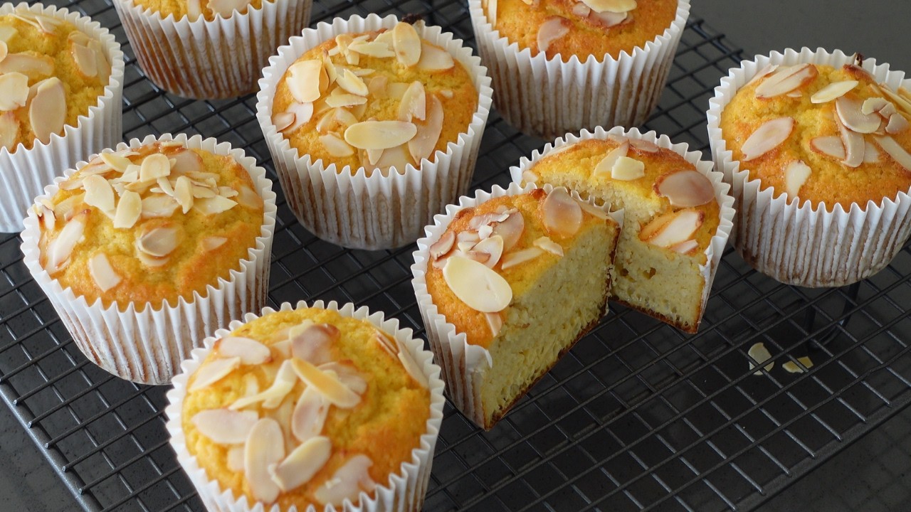 The Easiest Healthy Orange Almond Muffins — Soft, Moist & Full of Flavor