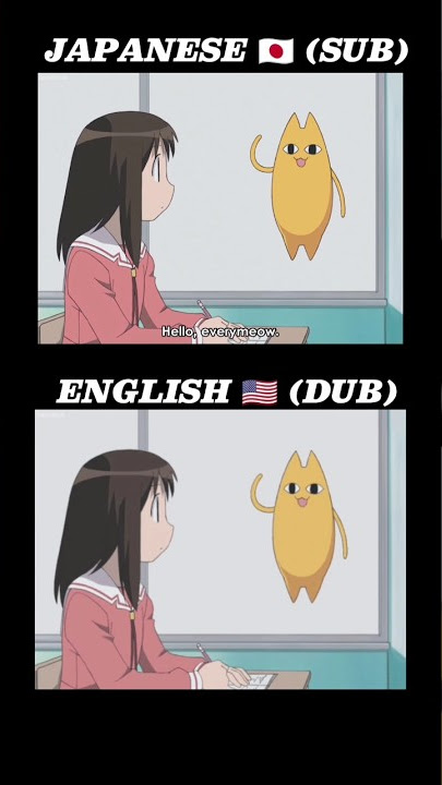 Oh my ghad (Sub vs Dub) #shorts #anime #dubbing #animeedit #subvsdub #cute #sub #dub #kawaii