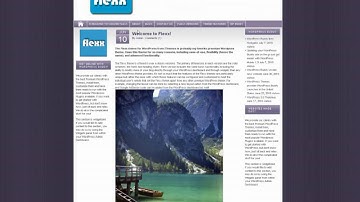Flexx Theme Elegant Video Preview by WordPress Buddy