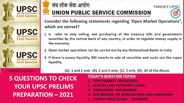 9th February 2021 Mock Questions for UPSC Prelims | Useful for all Competitive Exams