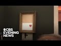 Banksy painting self-destructs