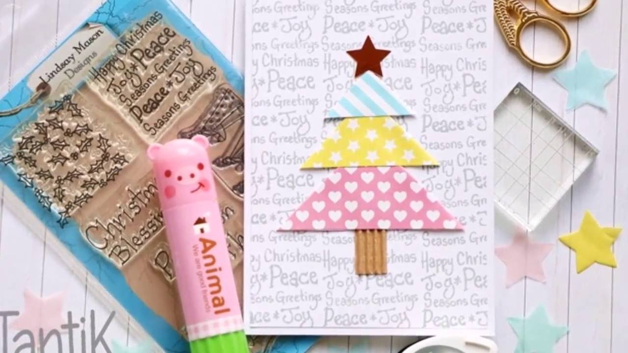 Easy Handmade Christmas Card. - YouTube