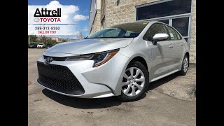 2020 Toyota Corolla LE Standard Package  Walkaround  Brampton ON  Attrell Toyota