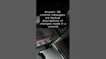 Git Commit Message #git