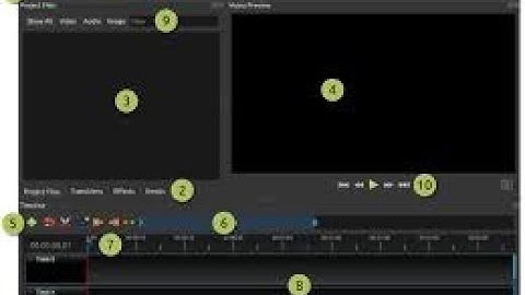 Importing and Managing Media Files like Audio Music and Videos in Openshot Video Editing Software