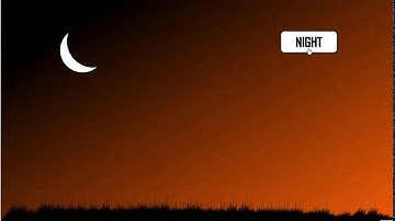 Beautiful PowerPoint Animated Scenery ,  Day To Night animation , How to make PowerPoint animation