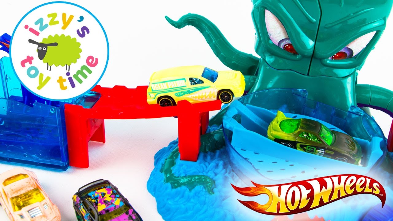 Hot Wheels Color Shifters Playset Octo Battle - Mattel 