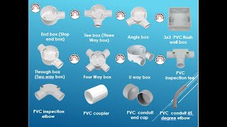 PVC electrical  conduit accessories - PVC electrical conduit fittings