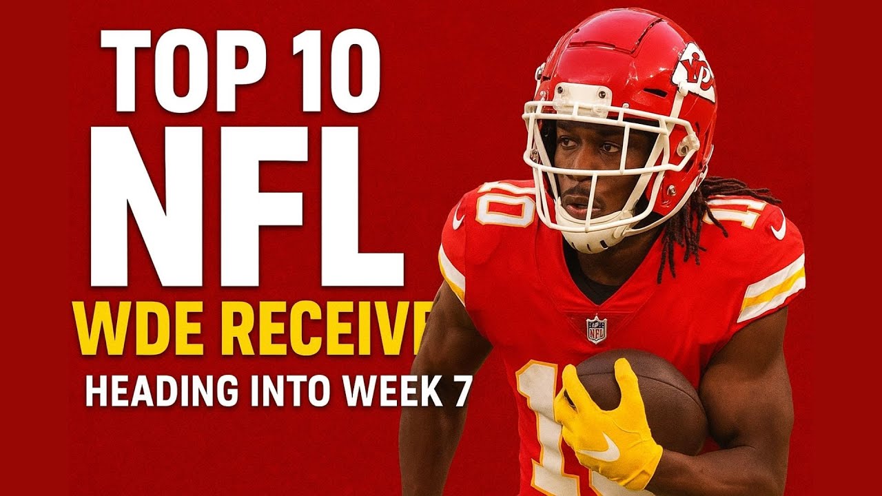 Top 10 NFL Wide Receivers Going Into Week 7 | Men Among The Boys