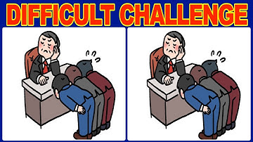 【Spot the difference】Difficult🚨 Only genius can find 3 differences | Japanese Puzzle