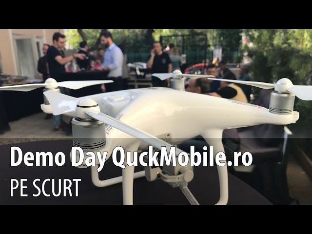 Demo Day Gadgeturi QuickMobile - Dronă DJI Phantom, Hoverboard Nilox şi Aparat Foto cu Imprimantă