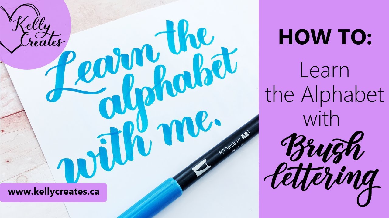 Learn the Alphabet with Brush Lettering 