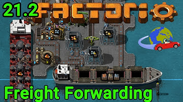 Exploring around to new islands! Factorio Freight Forwarding Ep 21.2