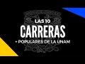 Las 10 carreras universitarias con mayor demanda en la UNAM