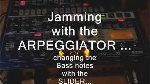 Electribe EMX-1 - Jamming with Arpeggiator