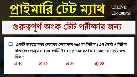 PRIMARY TET 2022 MATHS PRACTICE | প্রাইমারি টেট অংক প্র্যাকটিস 2022 | Math Tricks by Hasnat