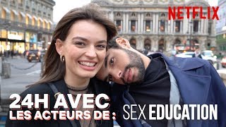 24H À Paris Avec Emma Mackey Et Sami Outalbali De Sex Education Netflix France