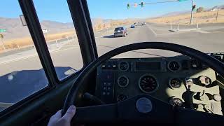 Whats It Like Driving A Military Lmtv Stewart And Stevenson M1079 2.5 Ton Truck.